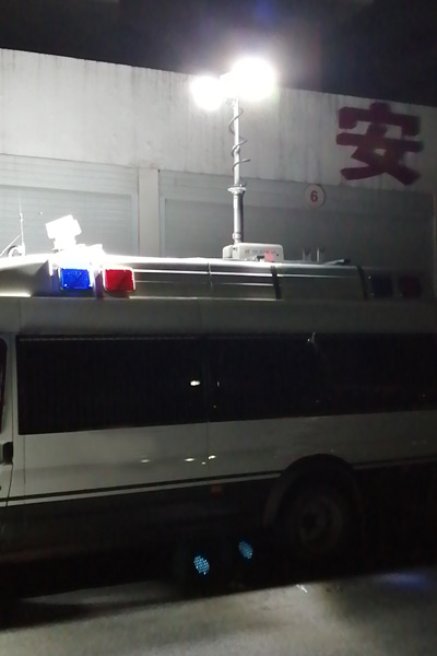 車載移動升降照明-夜間調(diào)試案例